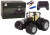 Traktor Zdalnie Sterowany R/C Czarny 2,4G Metal