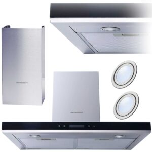 Okap kuchenny kominowy 60 cm Berdsen INOX