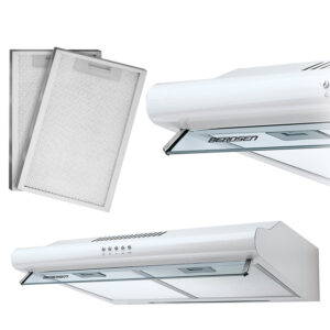 Okap kuchenny podszafkowy – pochłaniacz 60 cm Berdsen biały