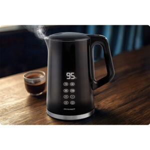 Czajnik elektryczny 1,7l Berdsen czarno-srebrny