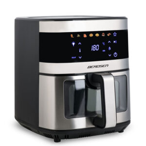 Frytkownica beztłuszczowa Air fryer Berdsen srebrna