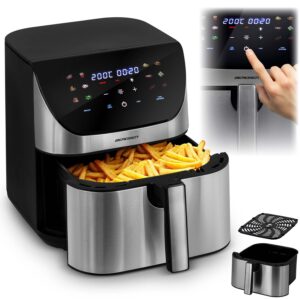 Frytkownica beztłuszczowa Air fryer Berdsen srebrna