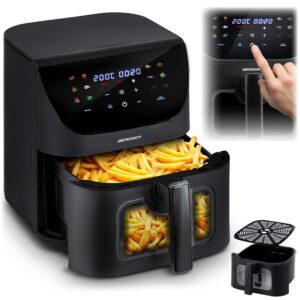 Frytkownica beztłuszczowa Air fryer Berdsen czarna