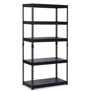 Regał metalowy magazynowy 183 x 90 x 45 cm Humberg czarny