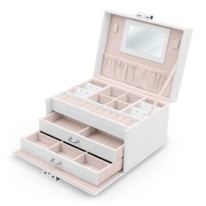 Szkatułka na biżuterię Massido – biała