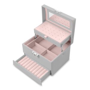 Szkatułka na biżuterię Massido – szara