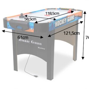 Stół do gry cymbergaj Air Hockey największy