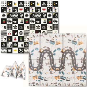 Mata piankowa edukacyjna składana 200 x 180 x 1 cm Nukido