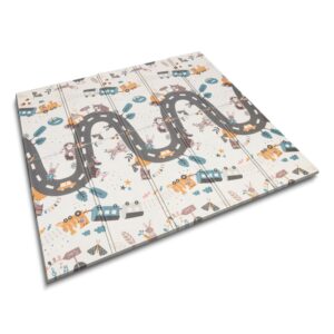 Mata piankowa edukacyjna składana 200 x 180 x 1 cm Nukido