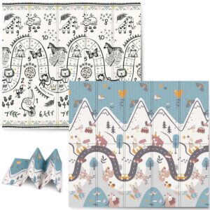 Mata piankowa edukacyjna składana 200 x 180 x 1 cm Nukido