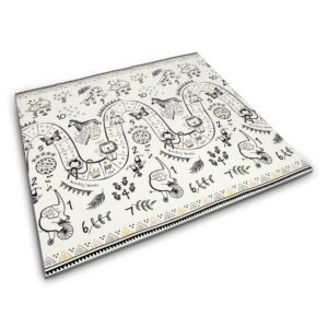 Mata piankowa edukacyjna składana 200 x 180 x 1 cm Nukido