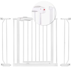 Barierka bramka zabezpieczająca biała Nukido