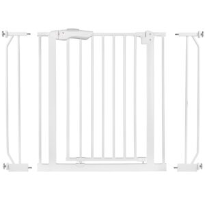 Barierka bramka zabezpieczająca biała Nukido