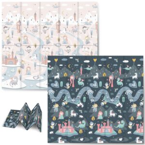 Mata piankowa edukacyjna składana 200 x 180 x 1 cm Nukido