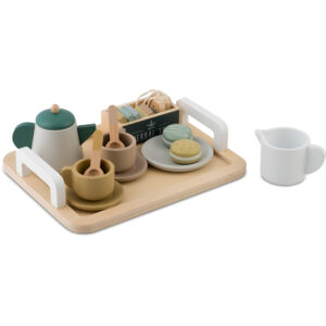 Drewniany zestaw do herbaty Nukido