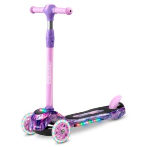 Hulajnoga trójkołowa Ricokids Piko – różowo-fioletowa