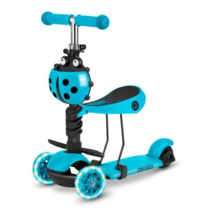 Hulajnoga trójkołowa Ricokids Buggy – turkusowa