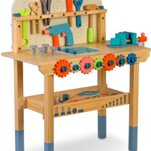 Drewniany warsztat z narzędziami Ricokids