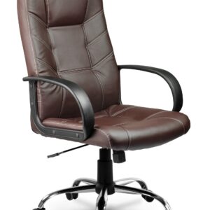 Fotel biurowy skórzany Sofotel brązowy