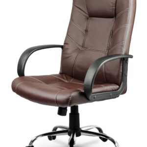 Fotel biurowy skórzany Sofotel brązowy
