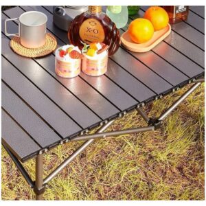 Składany stół cateringowy, turystyczny, piknikowy 53 x 51cm brązowy SC10BR