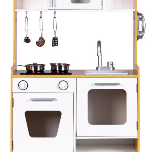 Drewniana kuchnia dla dzieci ze światłem i dźwiękiem ECOTOYS