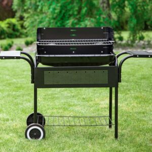 Grill ogrodowy metalowe półki regulacja rusztu koła MultiGarden