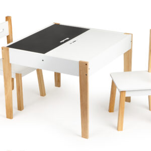 Stolik z dwoma krzesłami zestaw mebli dla dzieci ECOTOYS