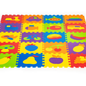 Mata piankowa edukacyjna EVA puzzle 20 elementów 148×119 cm ECOTOYS