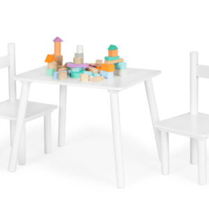 Stół stolik +2 krzesła meble dla dzieci komplet ECOTOYS