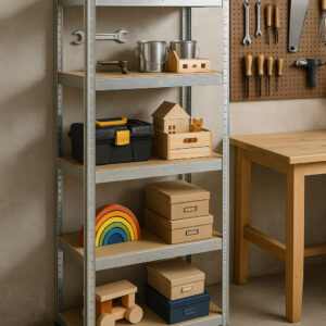 Regał magazynowy 180x90x30 cm stal galwanizowana 5 półek 875 kg ModernHome