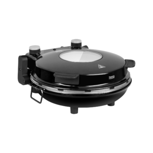 Piec do pizzy Teesa 400°C 1200W kamień okienko 2 łopatki