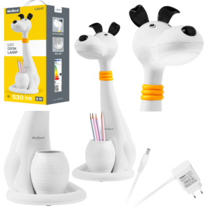 Lampka na biurko dla dzieci LED PIES 3 barwy Rebel