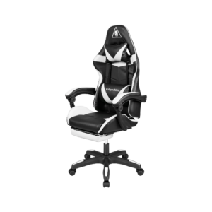 Fotel gamingowy dla gracza obrotowy krzesło biurowe podnóżek Kruger&Matz