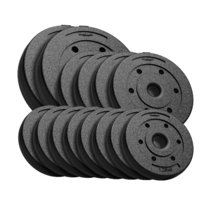 Obciążenie bitumiczne zestaw 8×1,25kg 4×2,5kg 2x5kg 30kg 31mm talerze Rebel