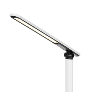 Lampka na biurko z zegarem gniazda USB USB-C regulacja Quick Charge Rebel