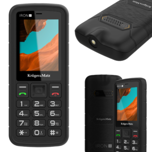 Pancerny telefon IRON 4 dual sim 4G IP68 IP69K Kruger&Matz