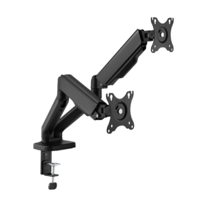 Uchwyt do 2 monitorów solidny obrotowy biurkowy na dwa monitory Cabletech
