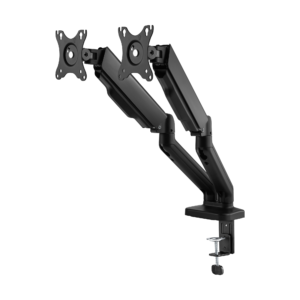 Uchwyt do 2 monitorów solidny obrotowy biurkowy na dwa monitory Cabletech