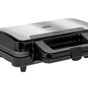 Gofrownica 2 gofry kwadraty 1000W Teesa duża moc nieprzywierająca powłoka