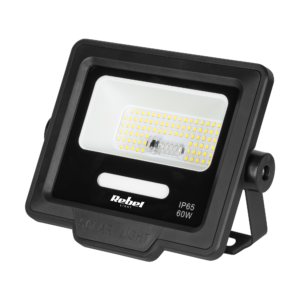 Lampa Solarna Ogrodowa LED Reflektor Czujnik Zmierzchu Rebel pilot