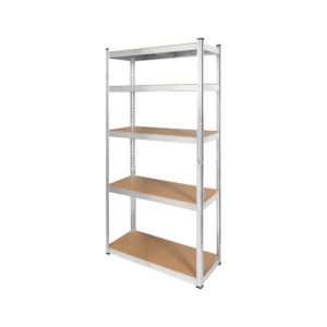 Regał metalowy magazynowy 180x90x40 srebrny Rebel