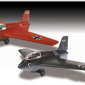 Model Plastikowy Do Sklejania Lindberg (USA) Odrzutowiec Messerschmitt ME-163 Komet