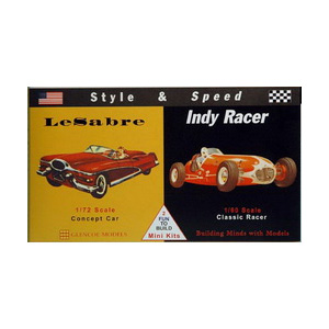 Model Plastikowy – Samochody Style & Speed – Le Sabre „Concept Car” / Indy Racer – Glencoe Models