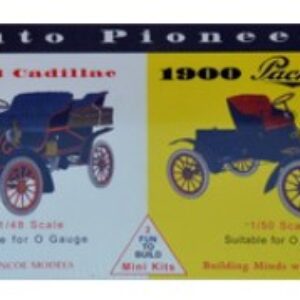 Model plastikowy – Pionierzy motoryzacji Auto Pioneers – 1903 Cadillac / 1900 Packard – Glencoe Models (2szt)