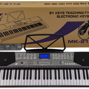 Keyboard MK-2113 Organy, 61 Klawiszy, Zasilacz