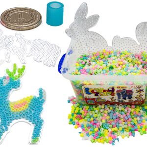 Prasowanka, Koraliki Do Prasowania, Wersja XXL, Zestaw 6000 El Świecące W Ciemności