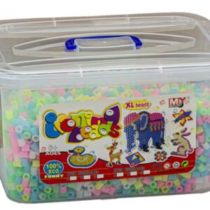 Prasowanka, Koraliki Do Prasowania, Wersja XXL, Zestaw 6000 El Świecące W Ciemności