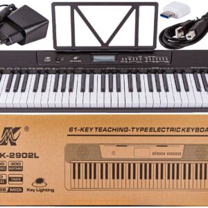 Keyboard MEIKE Organy, Pianino 61 Klawiszy, Nauka Gry MIDI