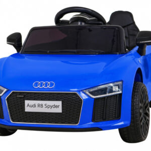 Audi R8 na akumulator dla dzieci Niebieski + Pilot + EVA + Wolny Start + MP3 LED